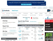 Tablet Screenshot of neworleansgasprices.com